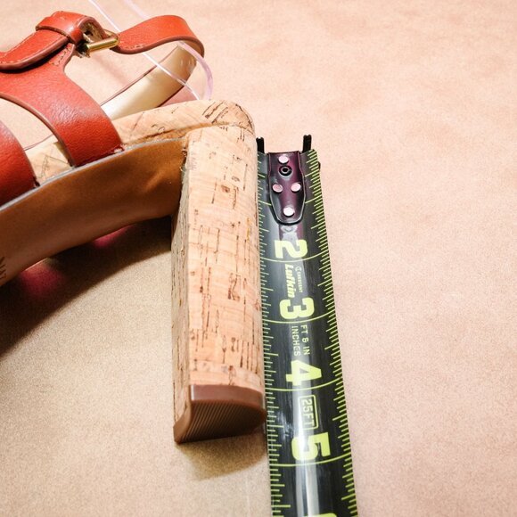 Naturalizer Women Marla Brown Leather Wide Fit Summer Slingback Sandals sz 9.5 - Picture 7 of 8